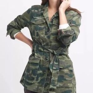 Olive Camo Utility Jacket NWOT